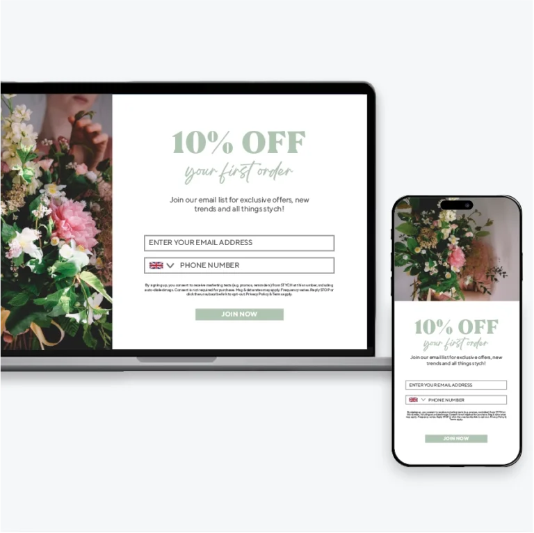 img src="Sign-up-examples-email-marketing" alt="Visual example of an email sign-up form, showcasing a user-friendly and optimised design for conversions".>