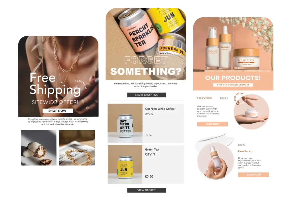 Email newsletter design example by Bubble Digital